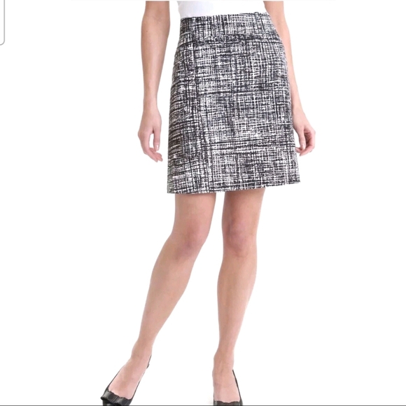 Kate Spade Tweed Skirt The Rules Pencil Skirt Size 0 - Picture 1 of 5